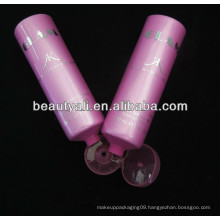 5 layer empty plastics tube packaging with flip top cap